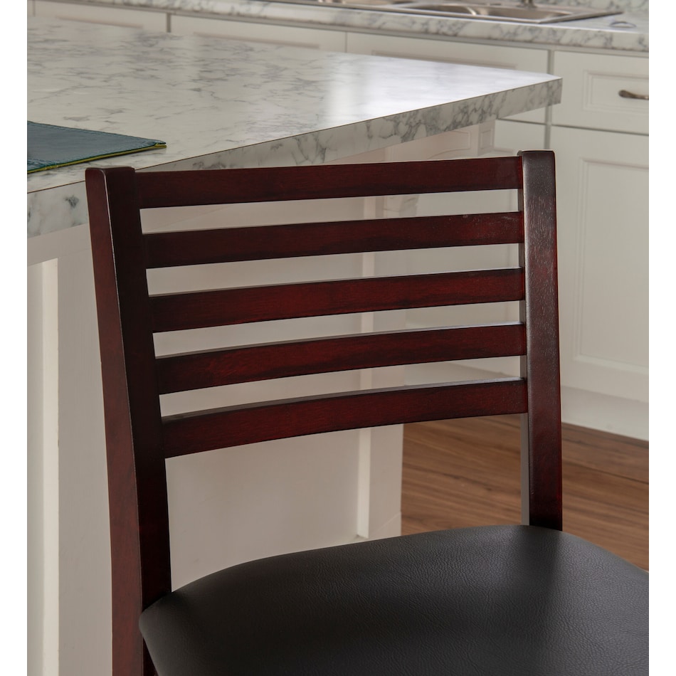 rosie dark brown counter height stool   