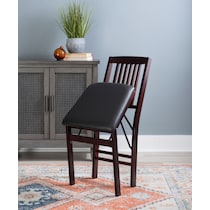 rosie dark brown dining chair   