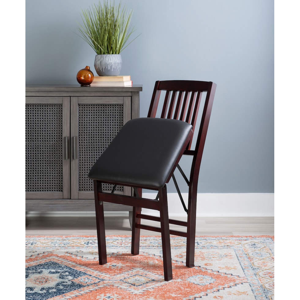 rosie dark brown dining chair   