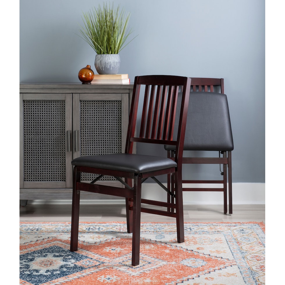 rosie dark brown dining chair   