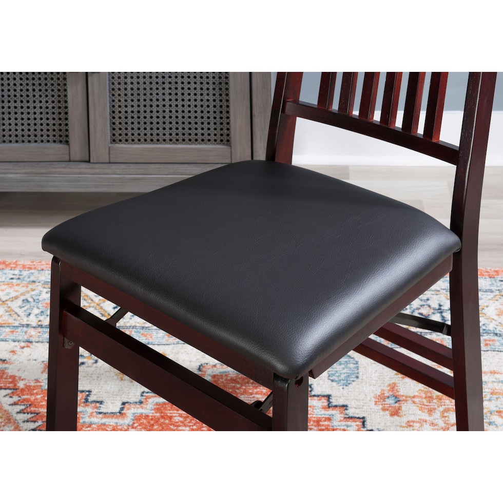 rosie dark brown dining chair   