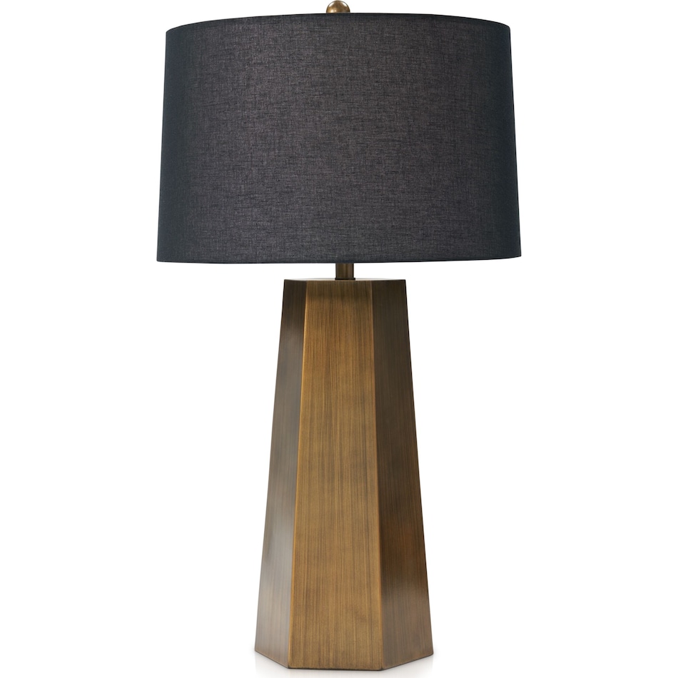 ross gold table lamp   
