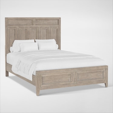 Rowan 5-Piece Panel Bedroom Set with Dresser and Mirror