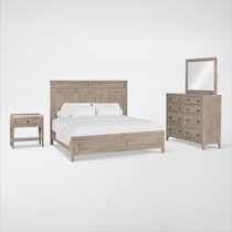 rowan bedroom neutral  pc king bedroom   