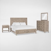 rowan bedroom neutral  pc king bedroom   
