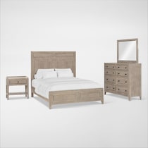 rowan bedroom neutral  pc queen bedroom   