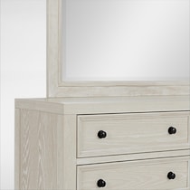 rowan bedroom white  pc king bedroom   