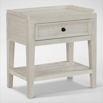 rowan bedroom white  pc king bedroom   