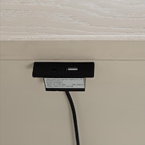 rowan bedroom white  pc king bedroom   