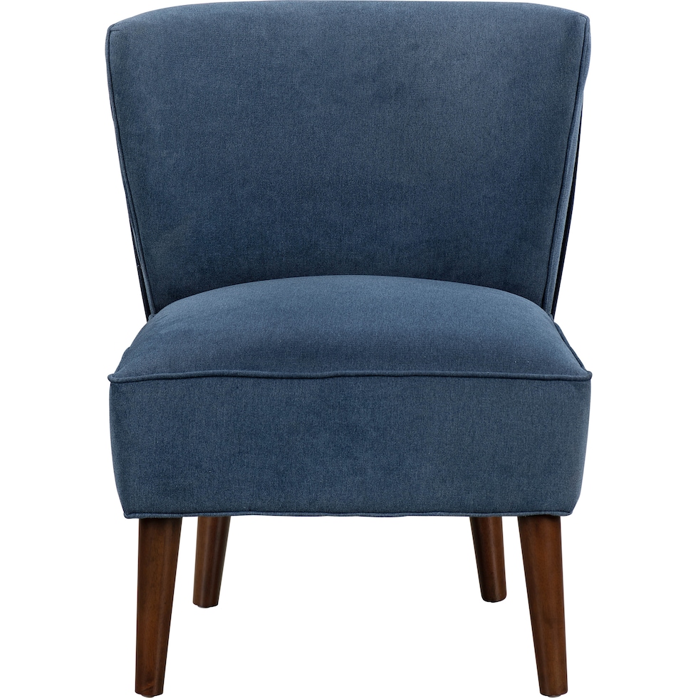 rowan blue accent chair   