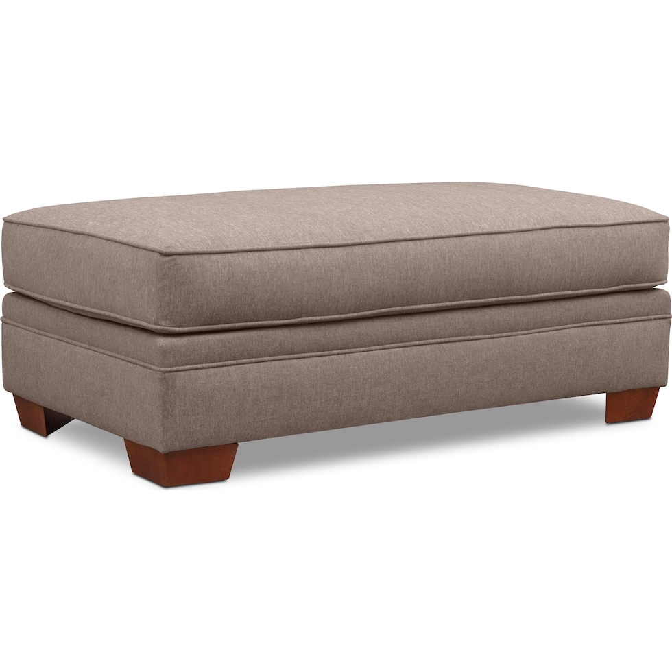 rowan gray ottoman   