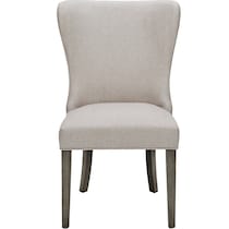 rowena gray dining chair   