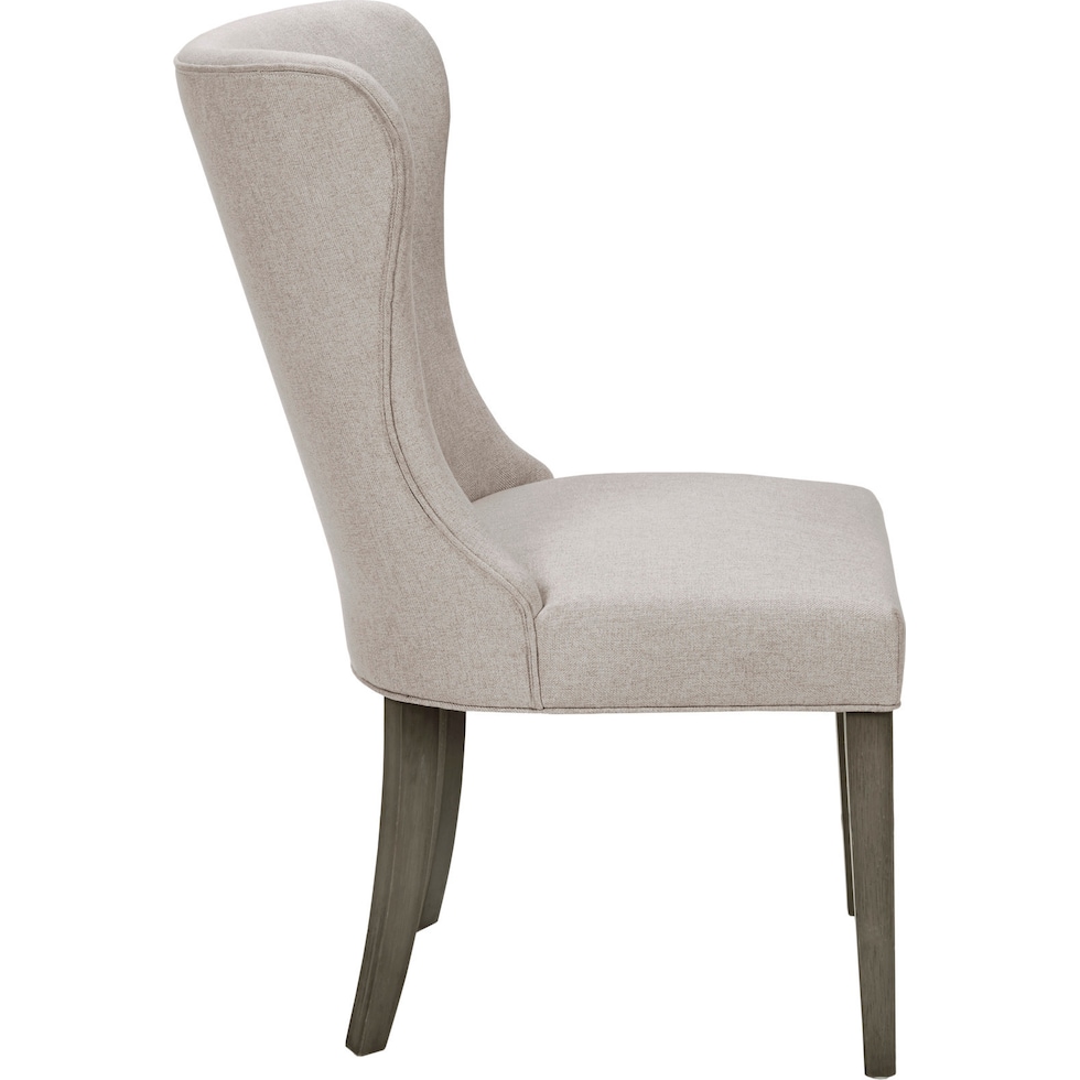 rowena gray dining chair   