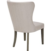 rowena gray dining chair   