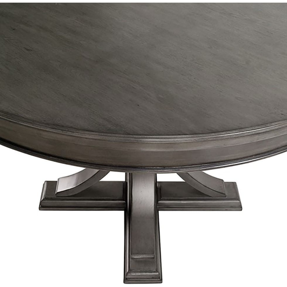 rowena gray dining table   