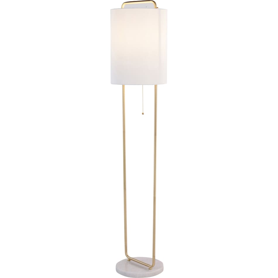 roxette white floor lamp   