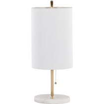 roxette white table lamp   