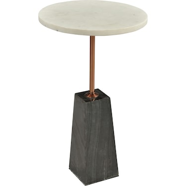 Roya Accent Table - White