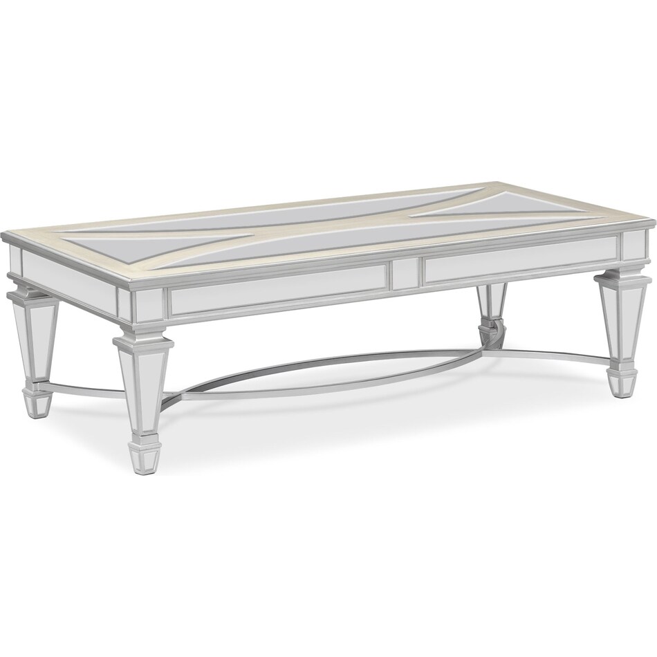 royale mirrored coffee table   