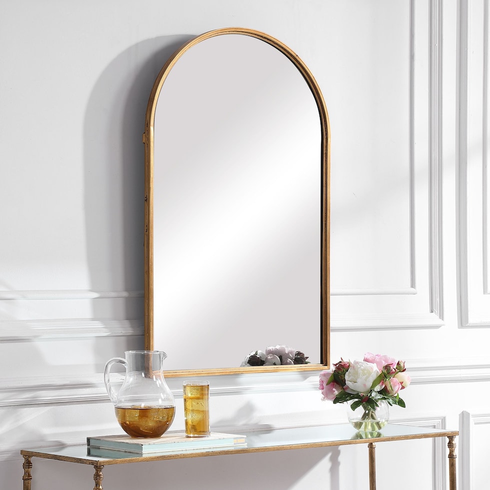 rudolph gold mirror   