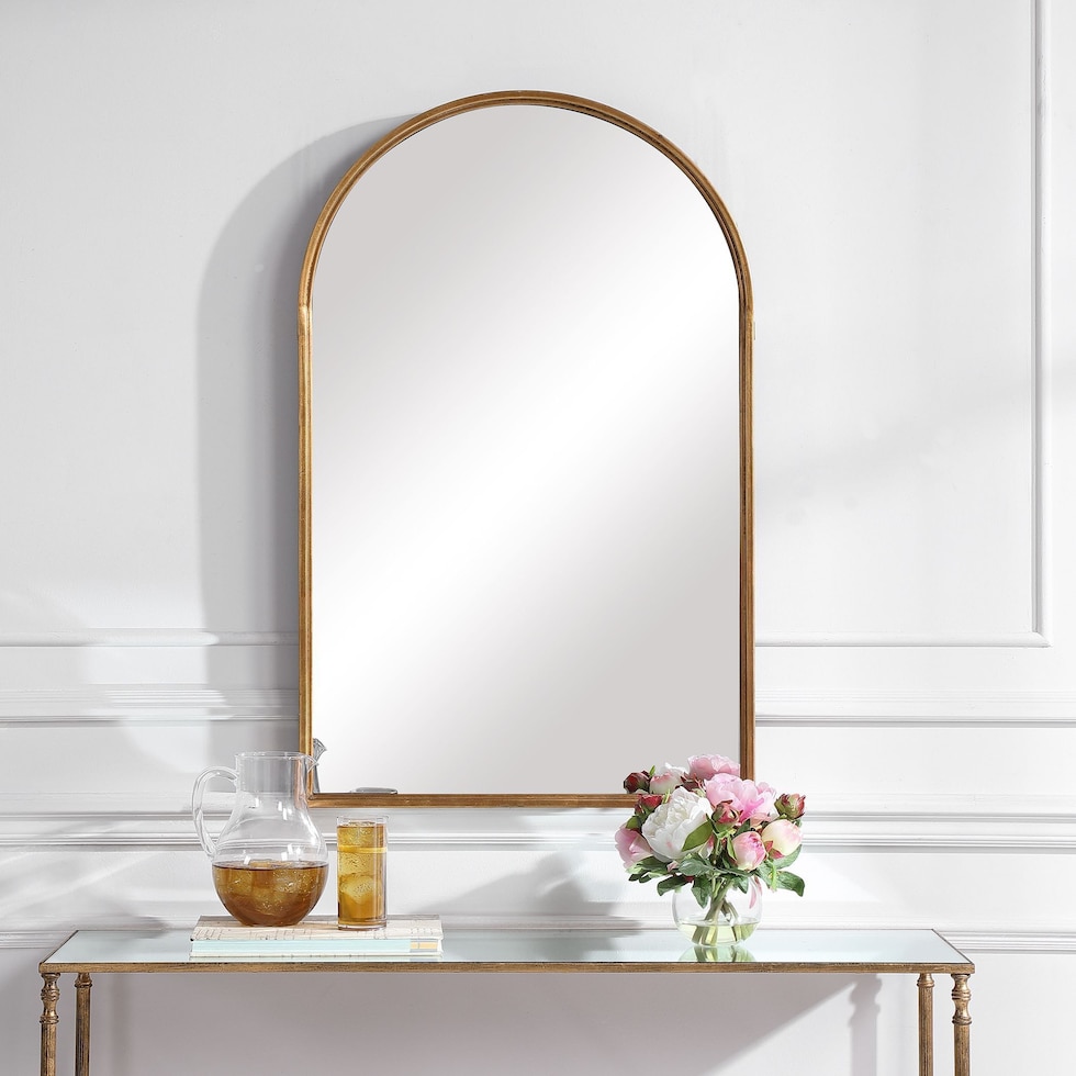 rudolph gold mirror   