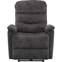 rudolph gray power recliner   