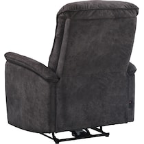 rudolph gray power recliner   