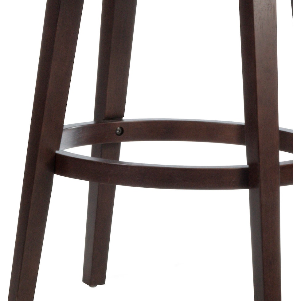 rudy dark brown bar stool   