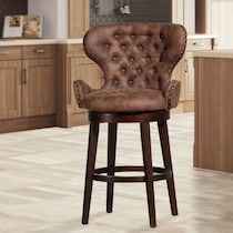 rudy dark brown counter height stool   