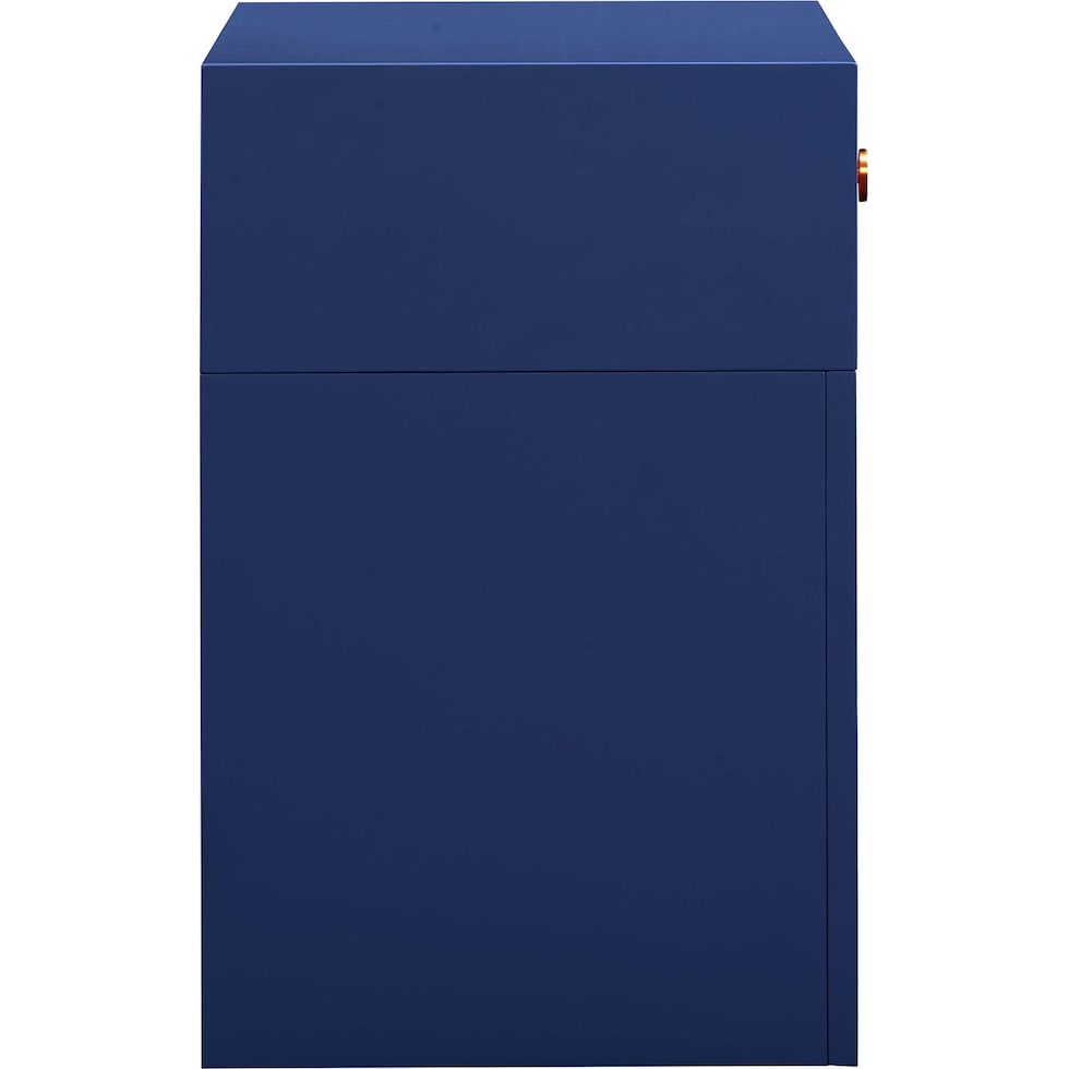 rue navy natural nightstand   