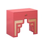 rue pink natural nightstand   