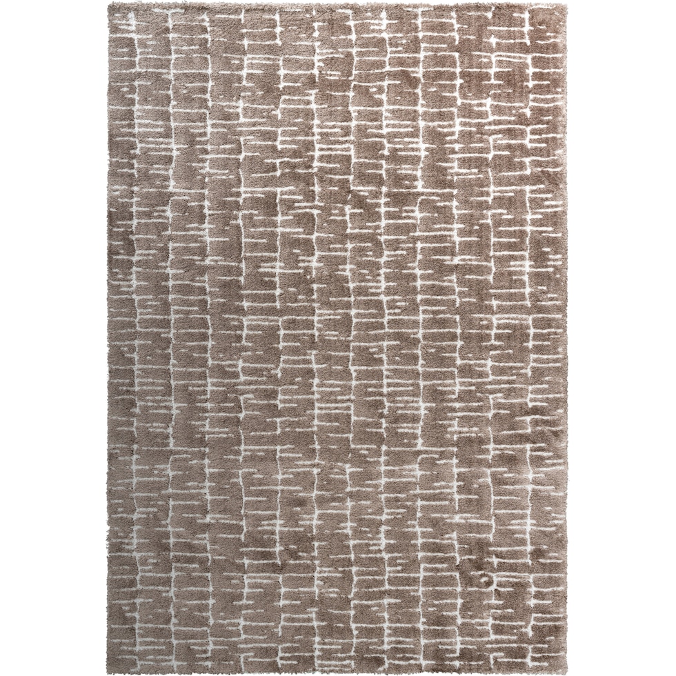 rumi caramel ivory area rug  x    