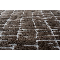 rumi caramel ivory area rug  x    