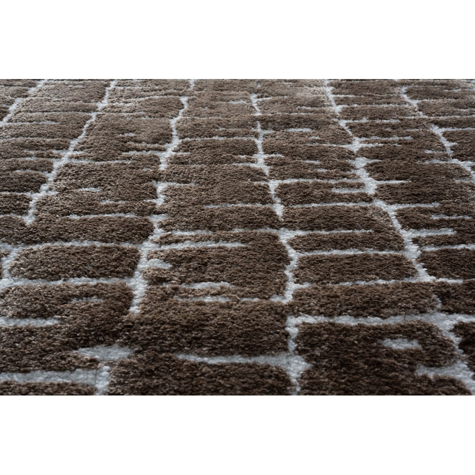 rumi caramel ivory area rug  x    
