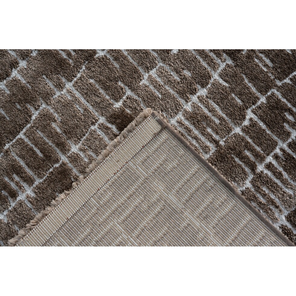 rumi caramel ivory area rug  x    