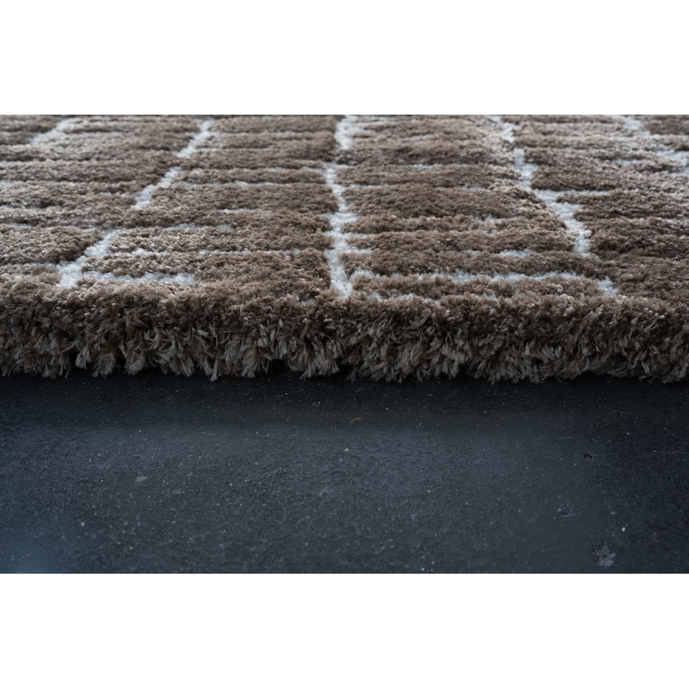 rumi caramel ivory area rug  x    