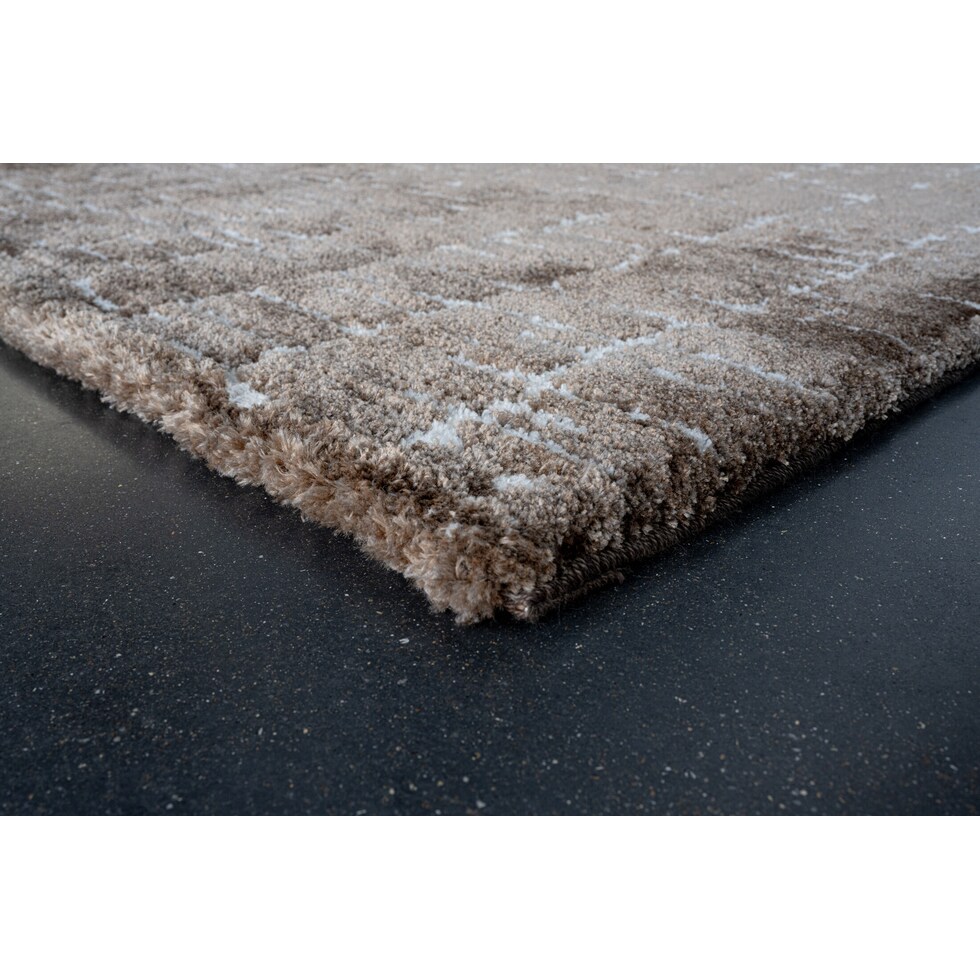 rumi caramel ivory area rug  x    