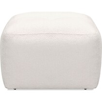 rupi white ottoman   