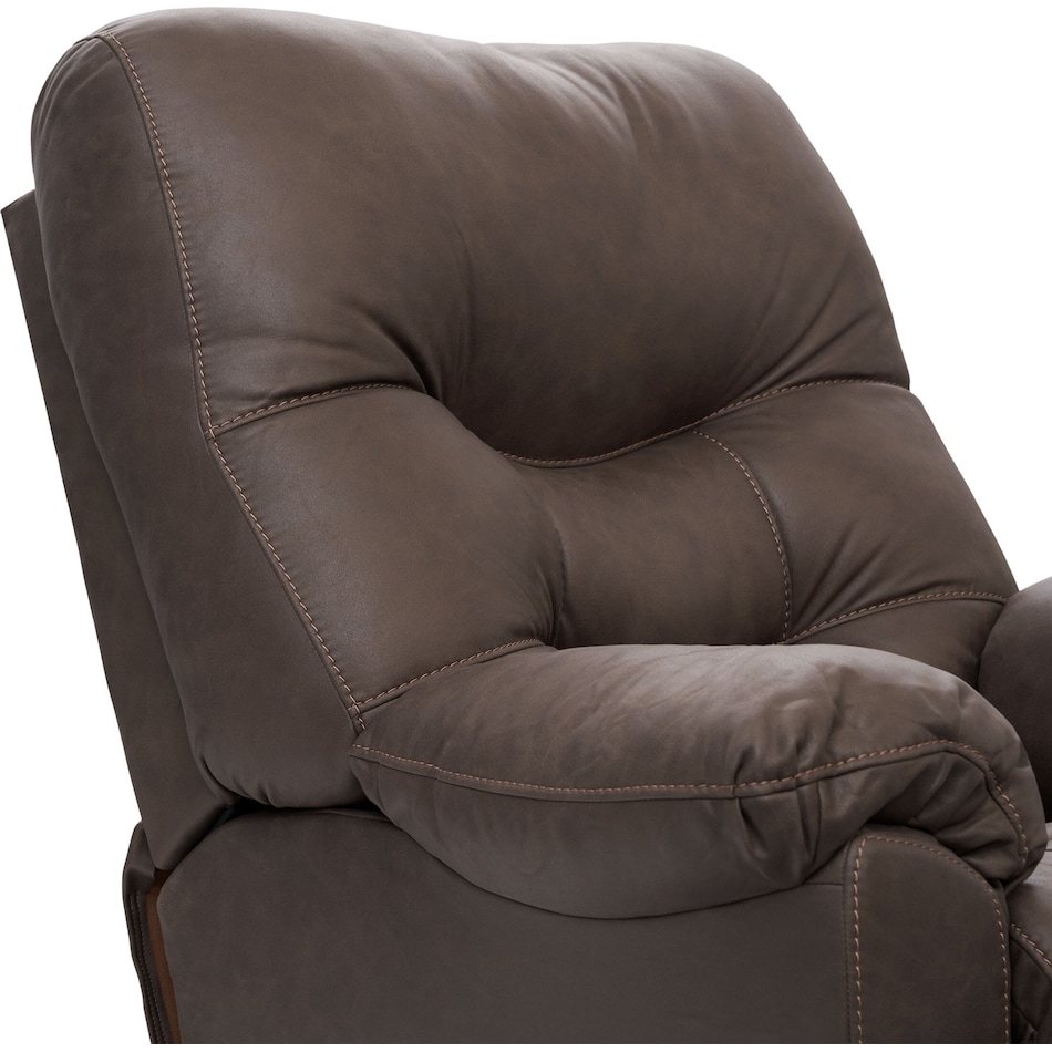 russ dark brown recliner   