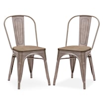 rustica steel  pack chairs   