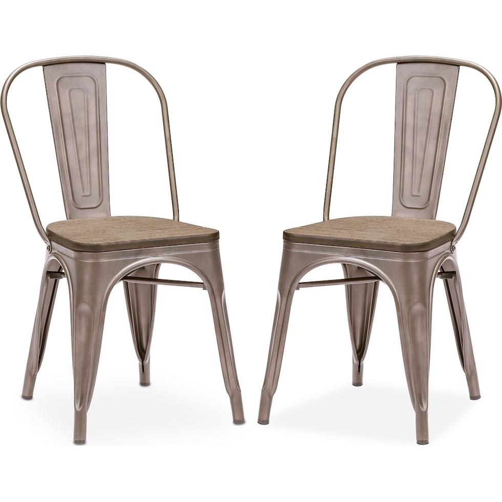 rustica steel  pack chairs   