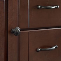 ruth dark brown kitchen cart   