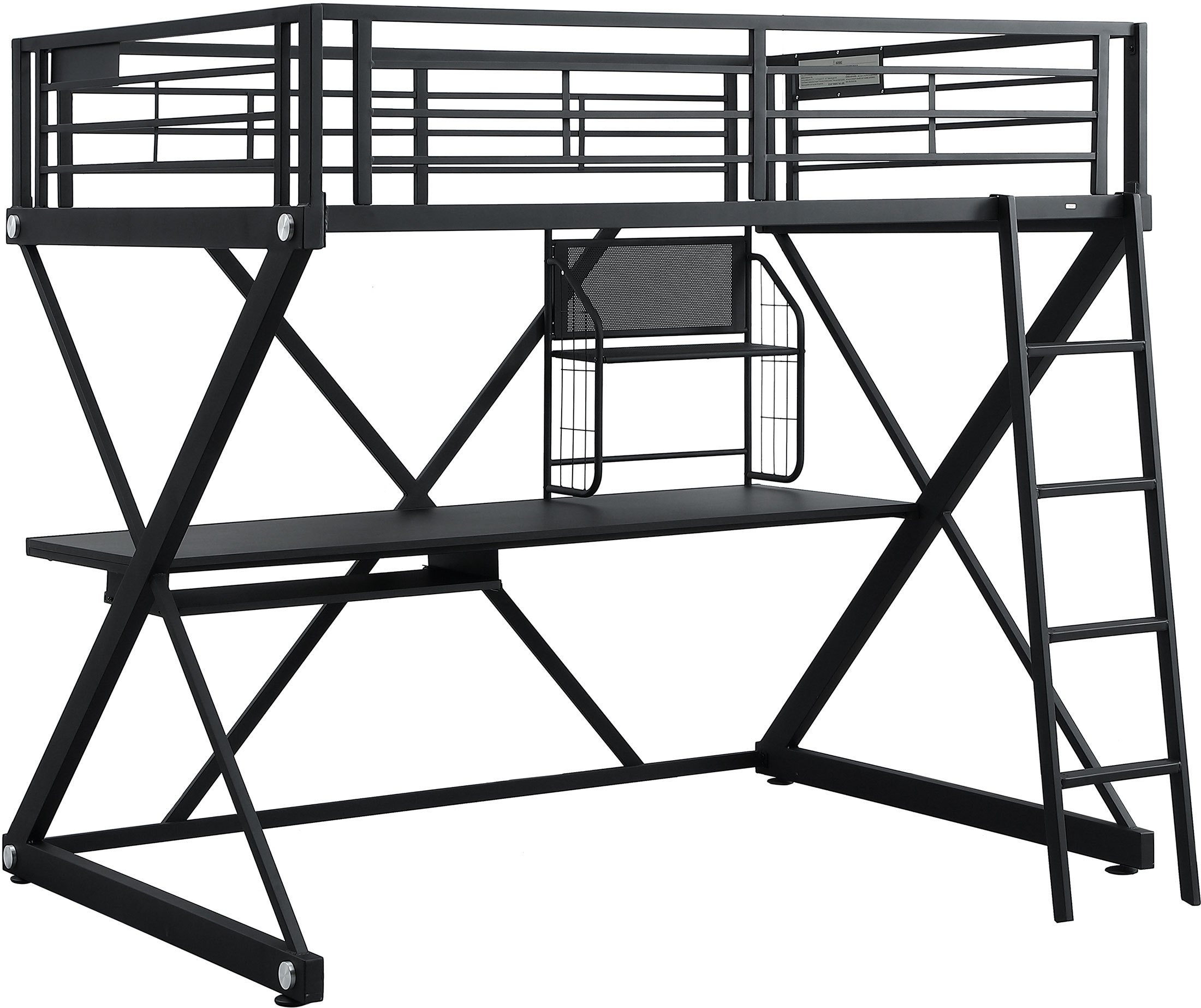 Ryker Full Loft Bed with Desk American Signature Furniture