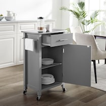 rylan gray kitchen cart   