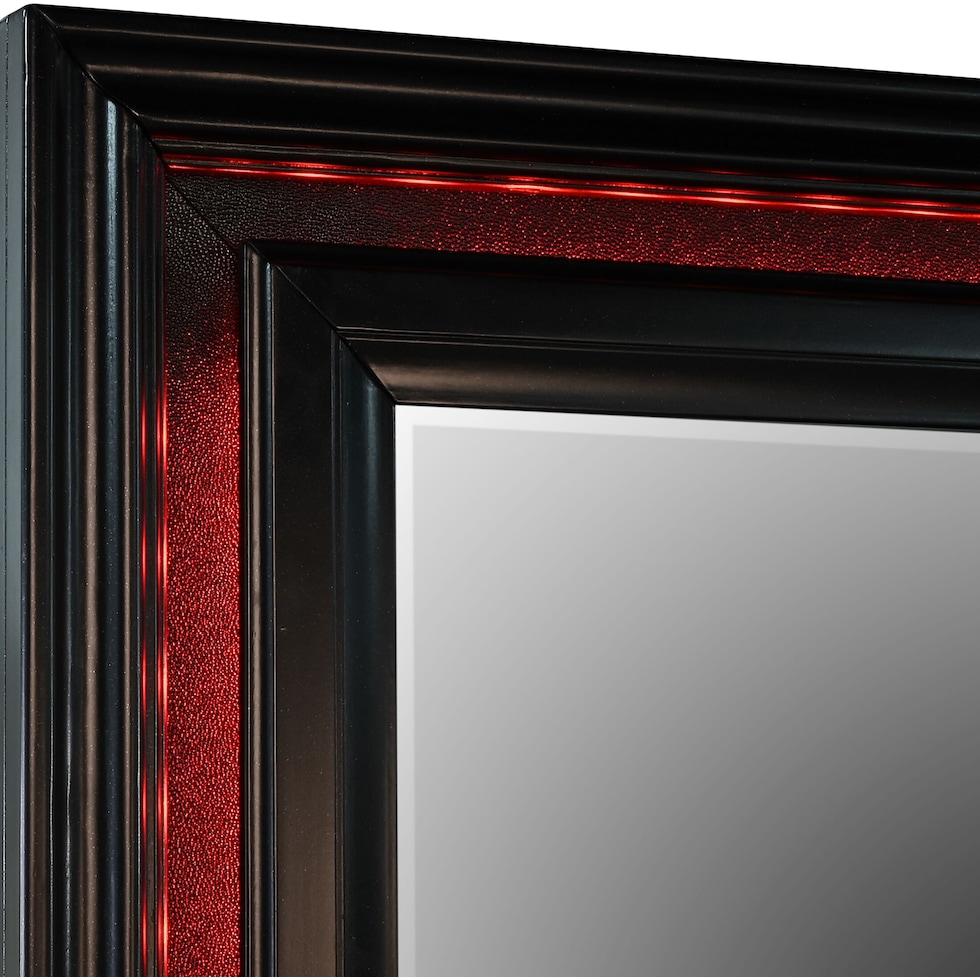 sabrina black  pc queen bedroom   