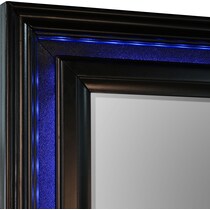 sabrina black dresser & mirror   