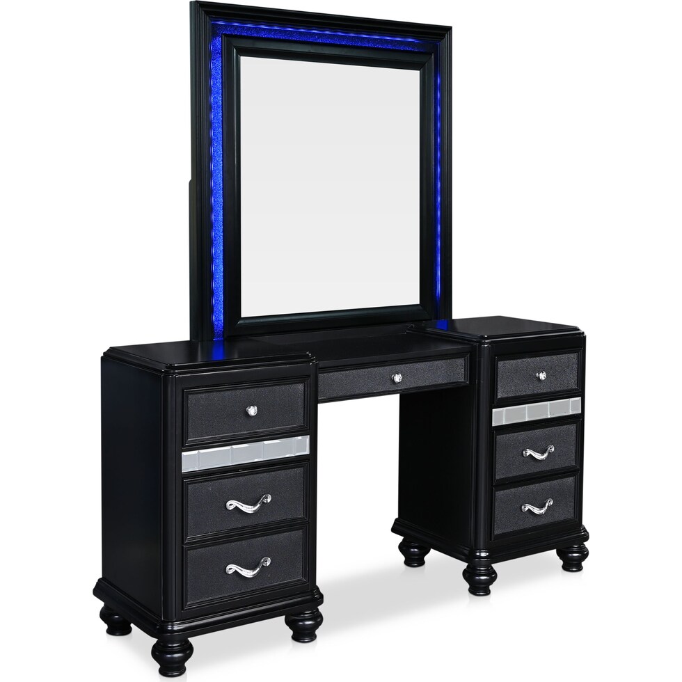 sabrina black vanity   