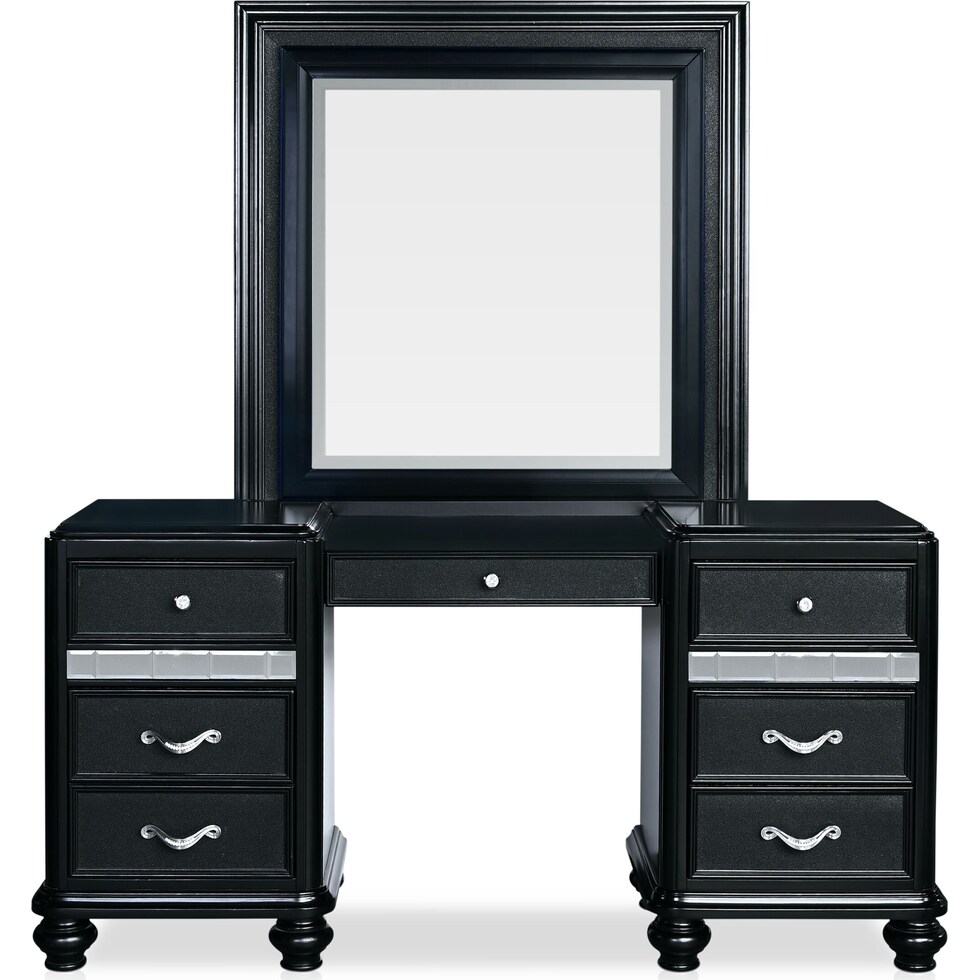 sabrina black vanity   