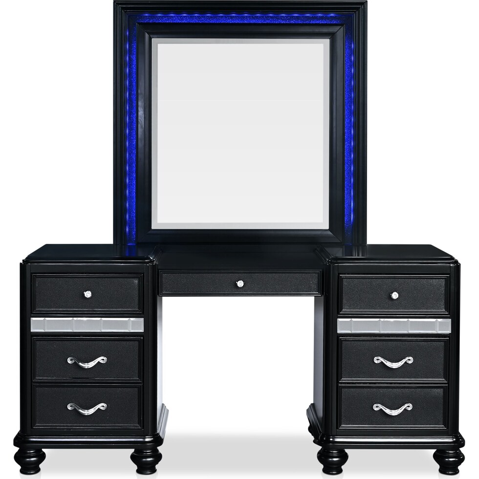 sabrina black vanity   