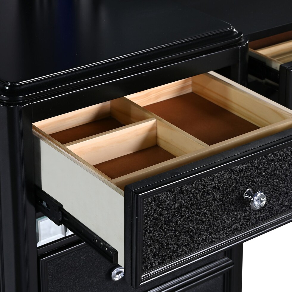sabrina black vanity   